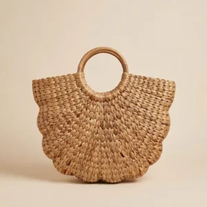 Butterfly Shape Water Hyacinth Handbag