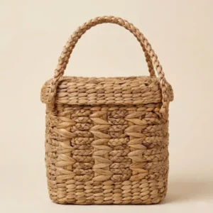 Water Hyacinth Handwoven Storage Basket
