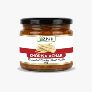 Khorisa Achar (Fermented Bamboo Shoot Pickle)