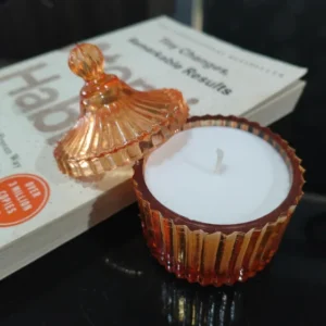 Decorative Candy Jar Candle with Lid