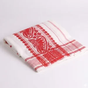 Traditional Assamese Hand Woven Gamusa