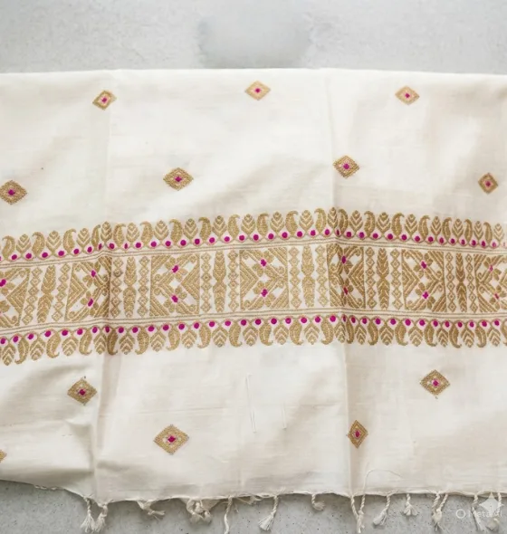 Hand Weaven Eri Stole