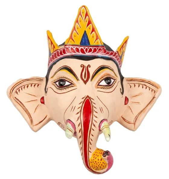 Ganesha Mukha – Handcrafted Majuli Art - Image 2