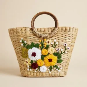 Hand Embroidered Kouna Shopping Bag
