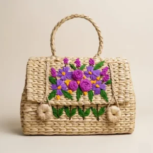 Kouna Bloom Handwoven Purse