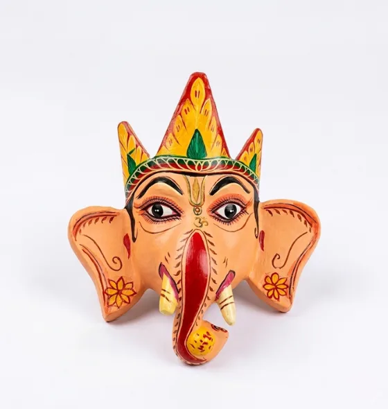 Ganesha Mukha – Handcrafted Majuli Art